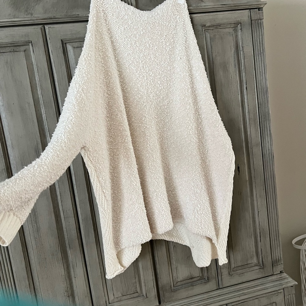 Free People, size large, knee length sweater.